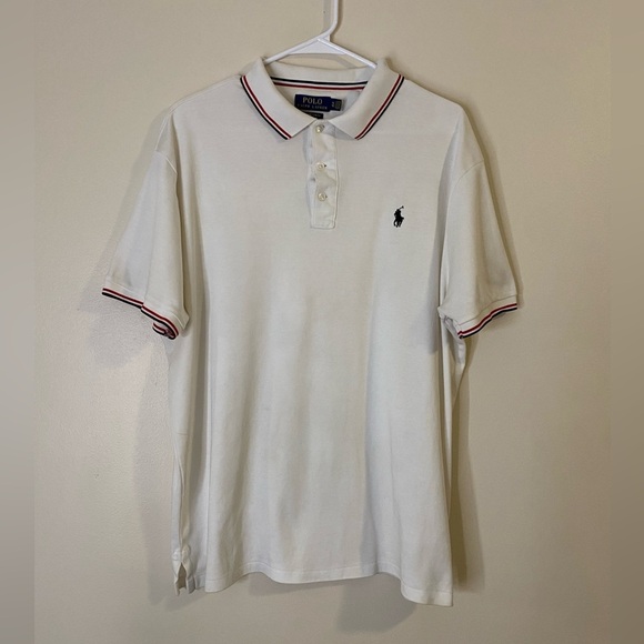 Polo by Ralph Lauren Men’s White Custom Slim Polo Shirt size XL - Picture 14 of 14